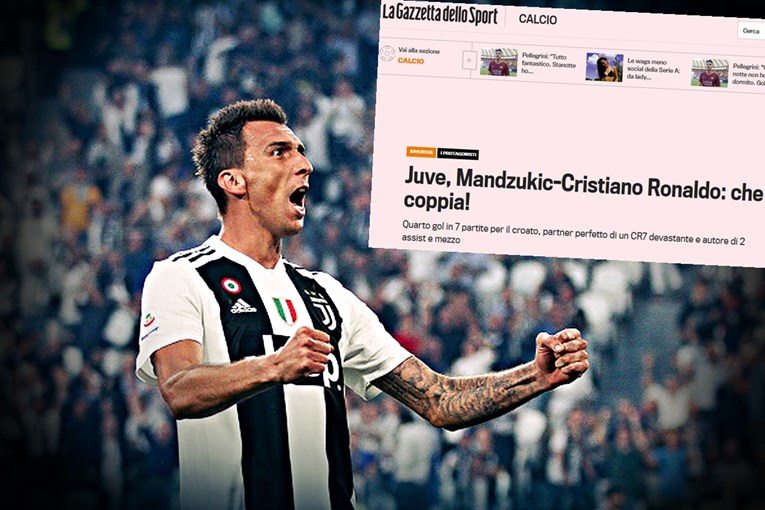 Gazzetta se divi tandemu Mandžukić-Ronaldo: "Super Mario je od čelika"